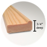 Standard Bar - 3/4 inch deep